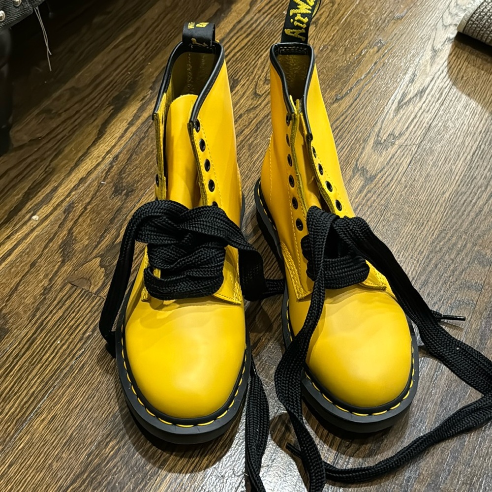 Yellow Dr. Martens